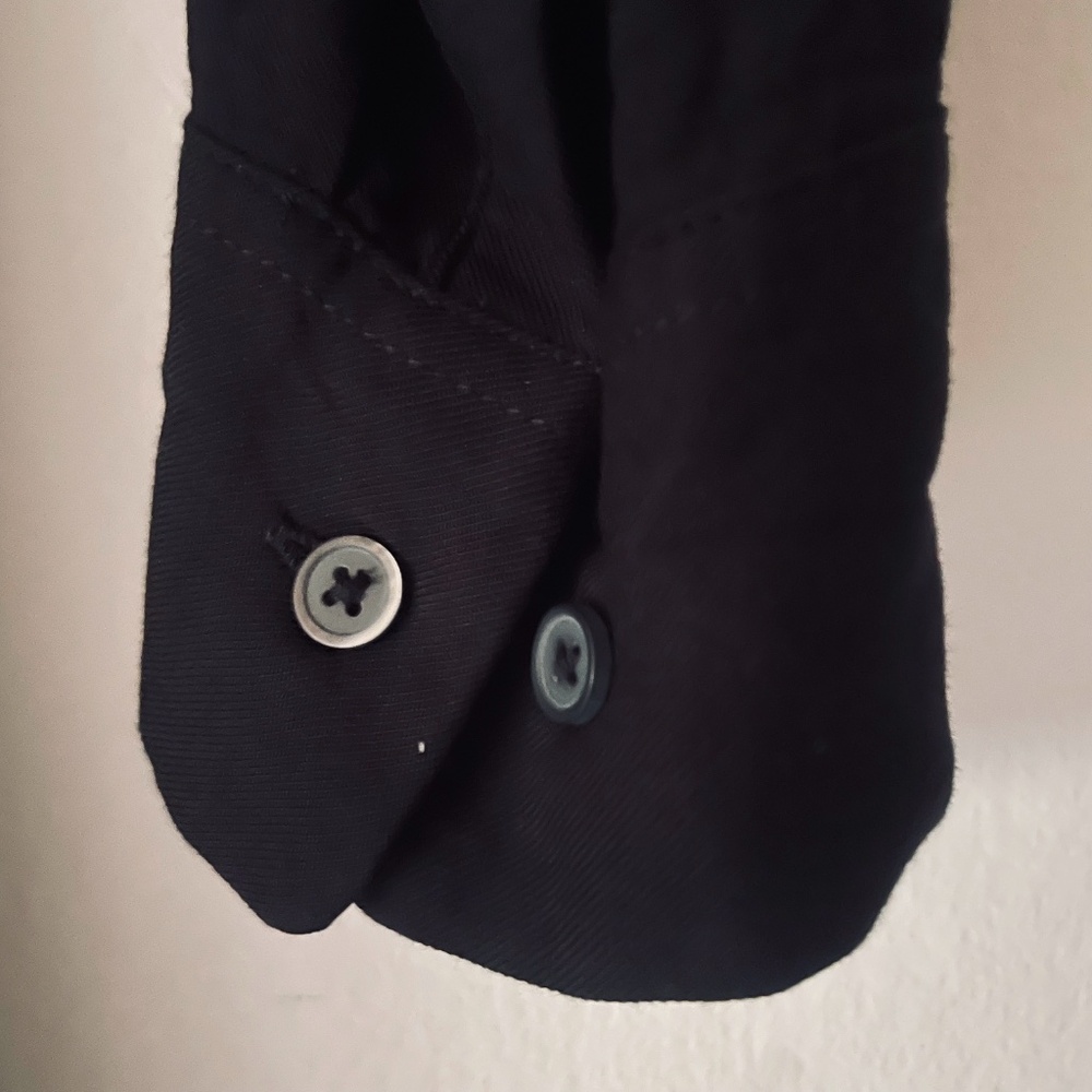 Uniqlo S Black Midi Shirt Dress - Picture 6 of 9